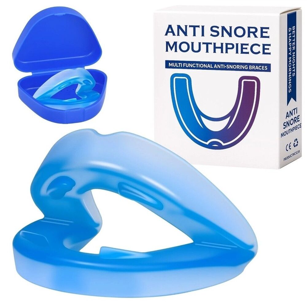 Adjustable Anti Snoring Sleep Aid Device Mouthpiece Snore Stopper with Case